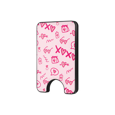 Glamour Bloom - Magnetic Wallet & Stand