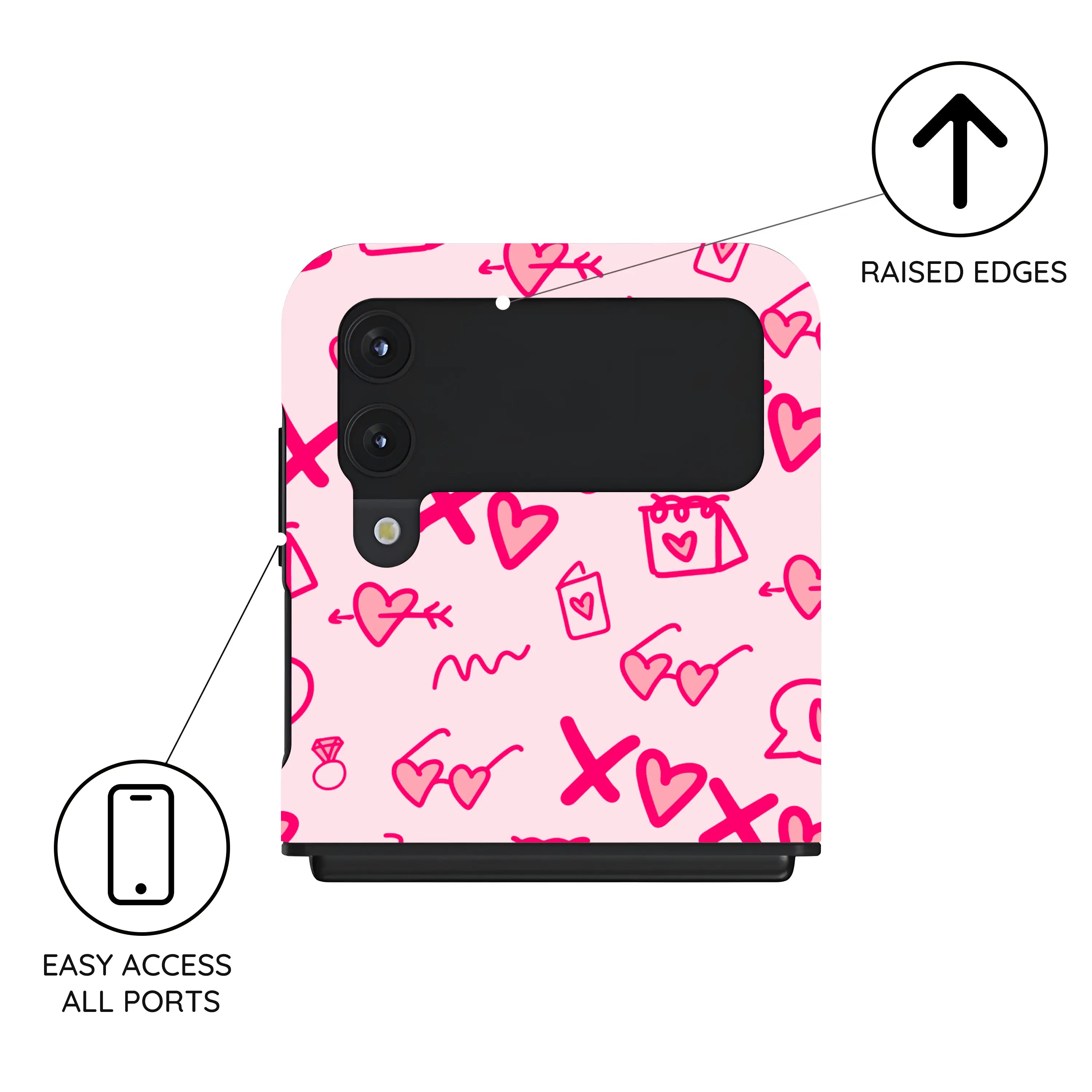 Glamour Bloom - Samsung Galaxy Z Flip 4 Case