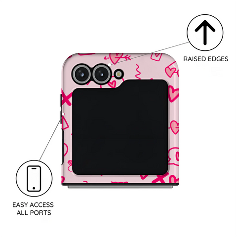 Glamour Bloom - Samsung Galaxy Z Flip 6 Case