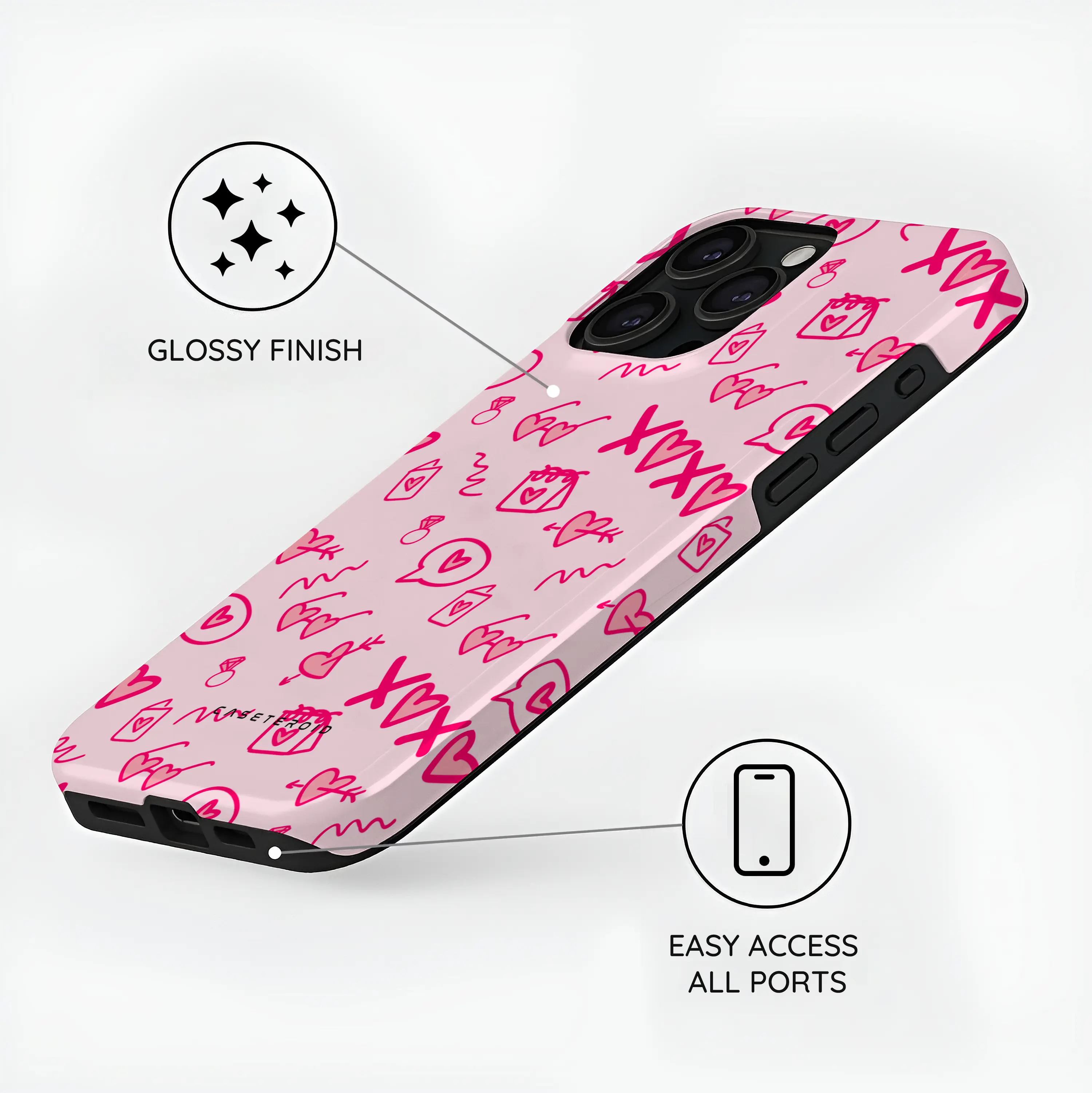Glamour Bloom - iPhone 15 Pro Case