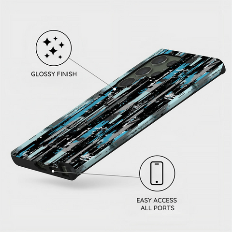 Glitch Matrix - Samsung Galaxy S23 Ultra Case