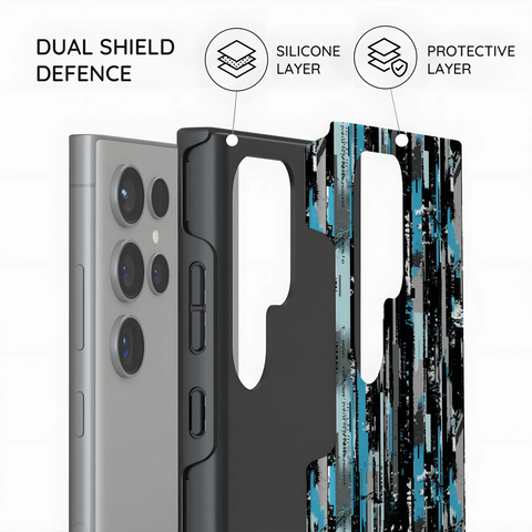 Glitch Matrix - Samsung Galaxy S24 Ultra Case