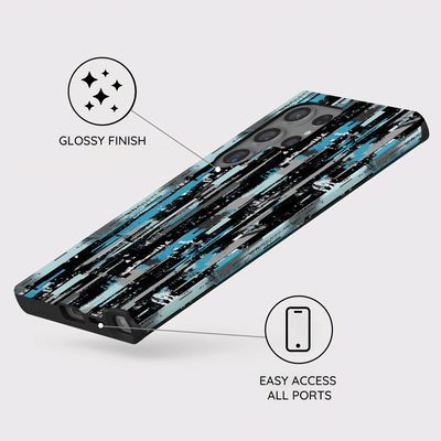 Glitch Matrix - Samsung Galaxy S24 Ultra Case