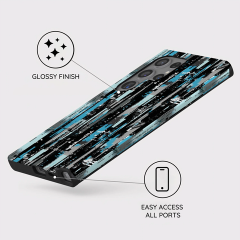 Glitch Matrix - Samsung Galaxy S24 Ultra Case