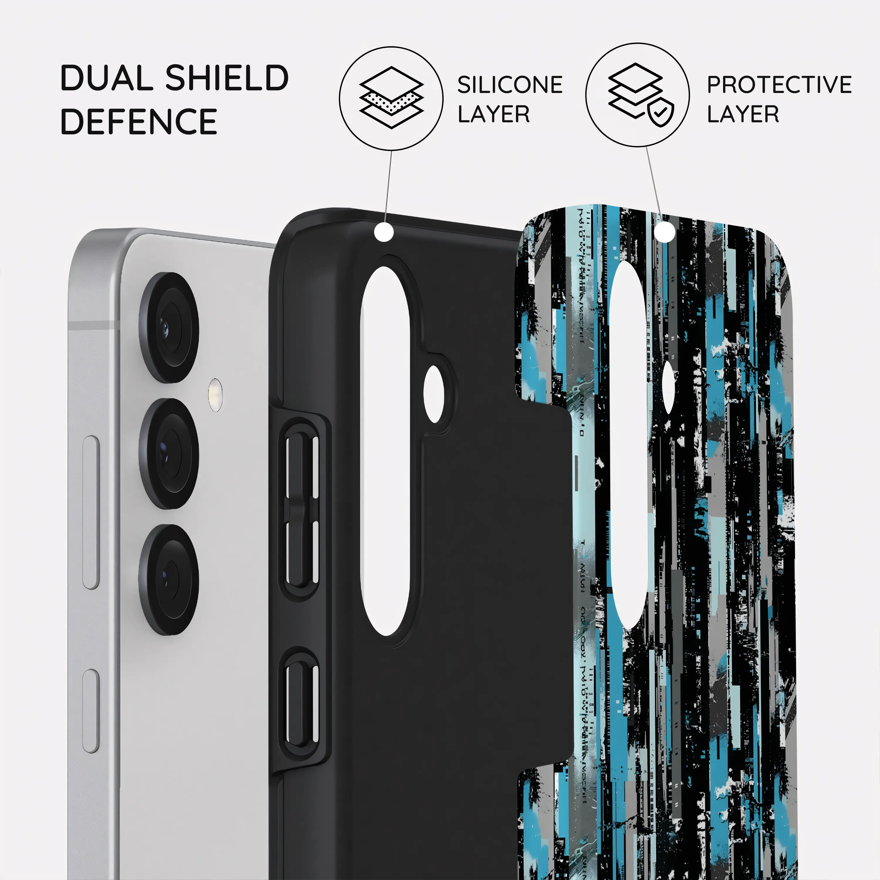 Glitch Matrix - Samsung Galaxy S25 Case