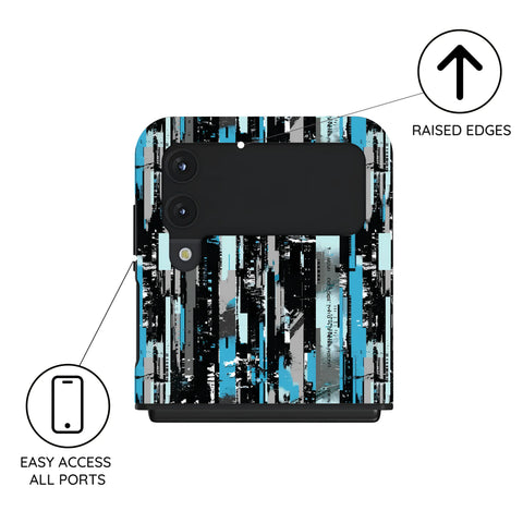 Glitch Matrix - Samsung Galaxy Z Flip 4 Case
