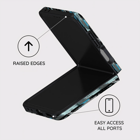 Glitch Matrix - Samsung Galaxy Z Flip 7 Case