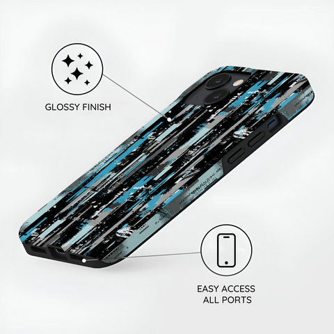 Glitch Matrix - iPhone 13 Case