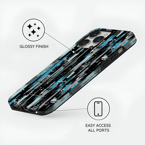 Glitch Matrix - iPhone 14 Pro Max Case