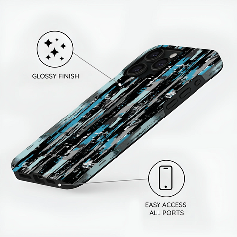 Glitch Matrix - iPhone 15 Pro Case
