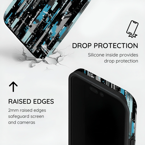 Glitch Matrix - iPhone 15 Pro Case