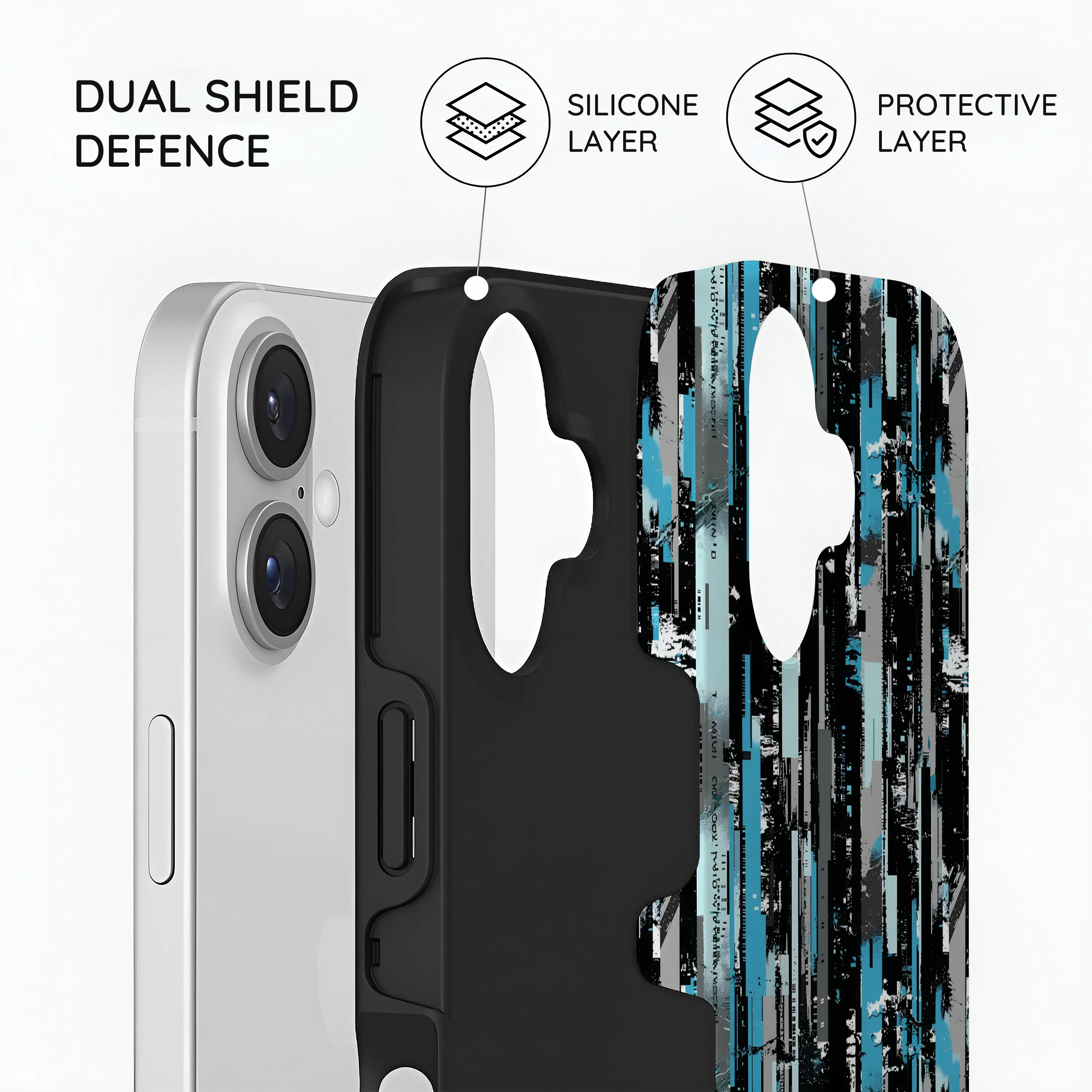 Glitch Matrix - iPhone 16 Case