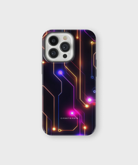 iPhone Tough Case with MagSafe - Glitch Glow