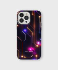 iPhone Tough Case with MagSafe - Glitch Glow