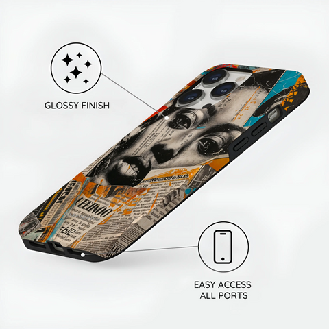 Global Gazette Montage - iPhone 13 Pro Case