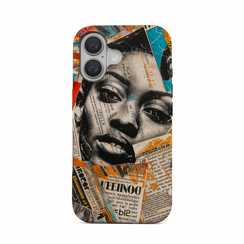 Global Gazette Montage - iPhone 16 Plus Case