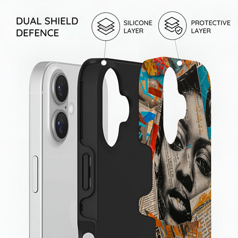 Global Gazette Montage - iPhone 16 Plus Case