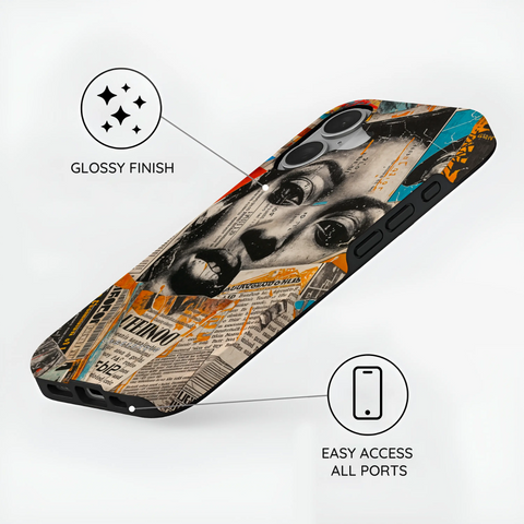 Global Gazette Montage - iPhone 16 Plus Case