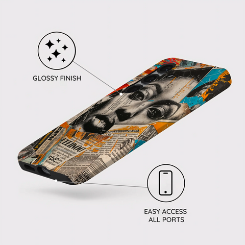 Global Gazette Montage - Samsung Galaxy S25 Case