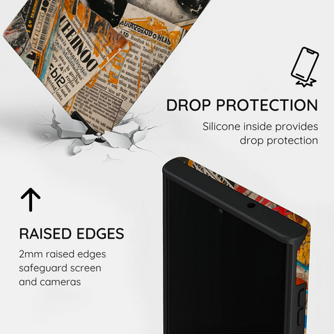 Global Gazette Montage - Samsung Galaxy S23 Ultra Case