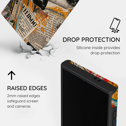 Global Gazette Montage - Samsung Galaxy S24 Ultra Case