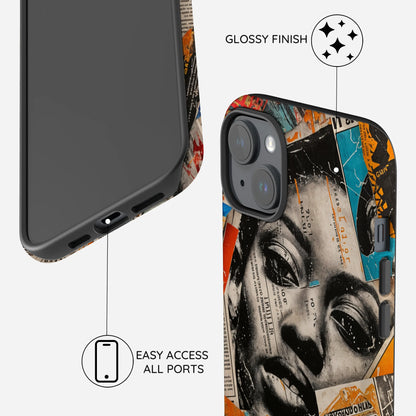 Global Gazette Montage - iPhone 14 Plus Case