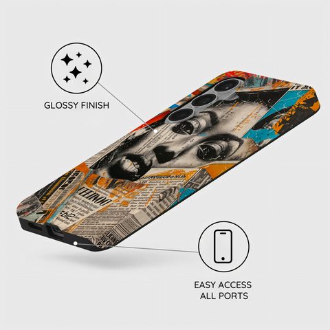 Global Gazette Montage - Samsung Galaxy S26 Plus Case