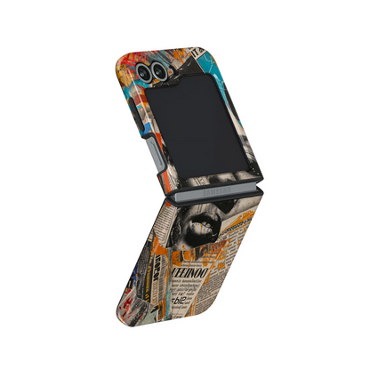 Global Gazette Montage - Samsung Galaxy Z Flip 6 Case
