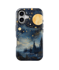 iPhone Tough Case with MagSafe - Golden Moonlit Grove - CASETEROID