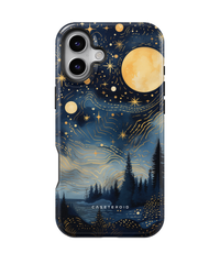 iPhone Tough Case with MagSafe - Golden Moonlit Grove - CASETEROID