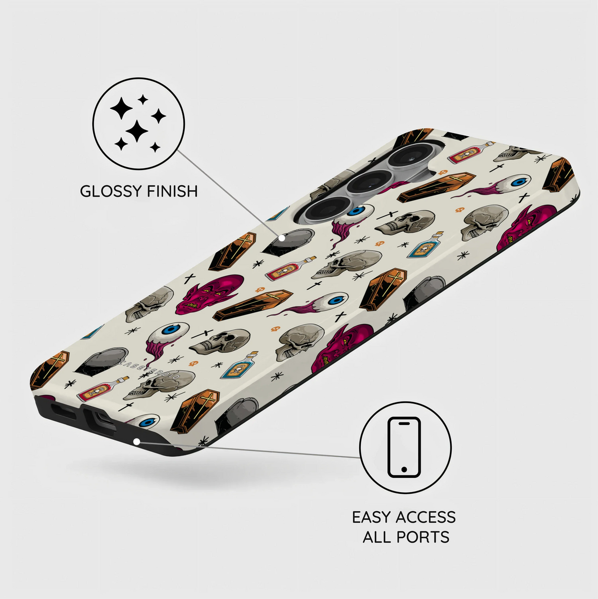 Graveyard Flash - Samsung Galaxy S26 Case