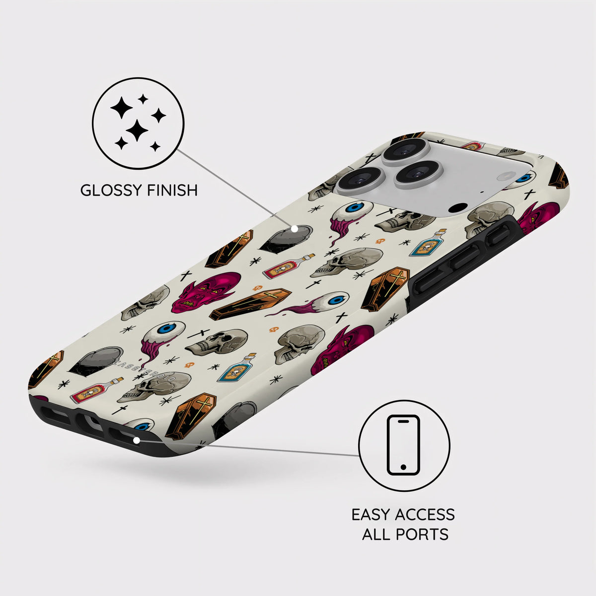 Graveyard Flash - iPhone 18 Pro Max Case