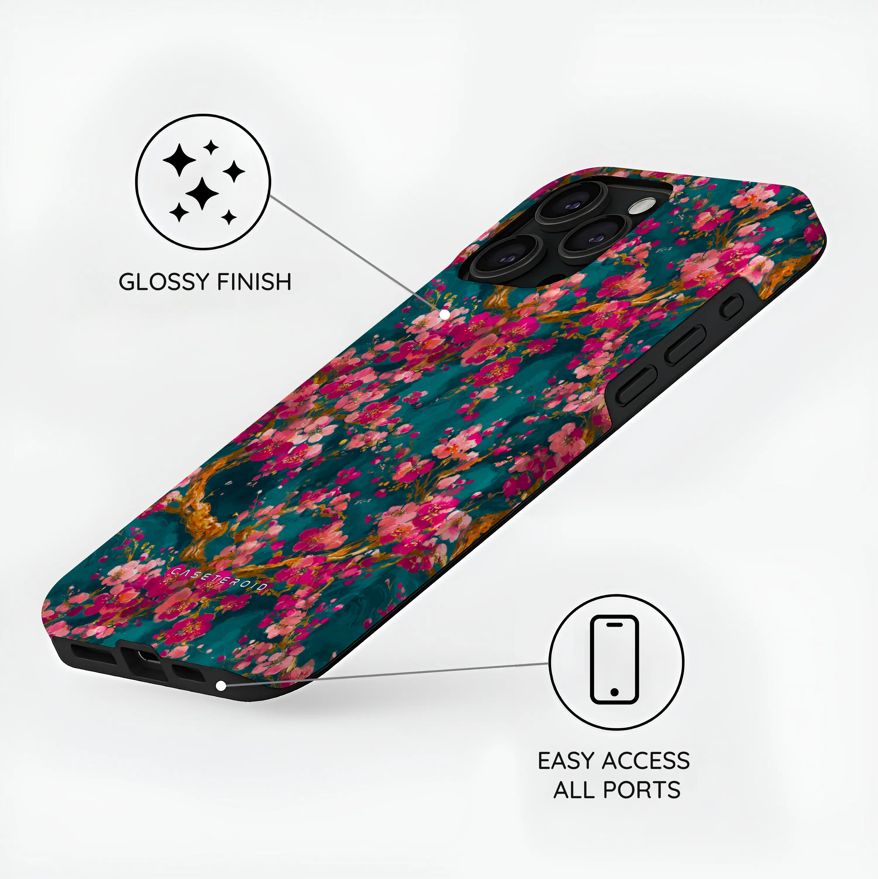 Hanagami - iPhone 15 Pro Case