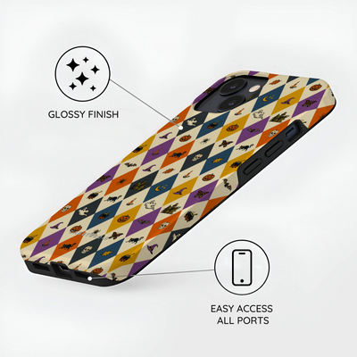 Harlequin Hex - iPhone 14 Plus Case
