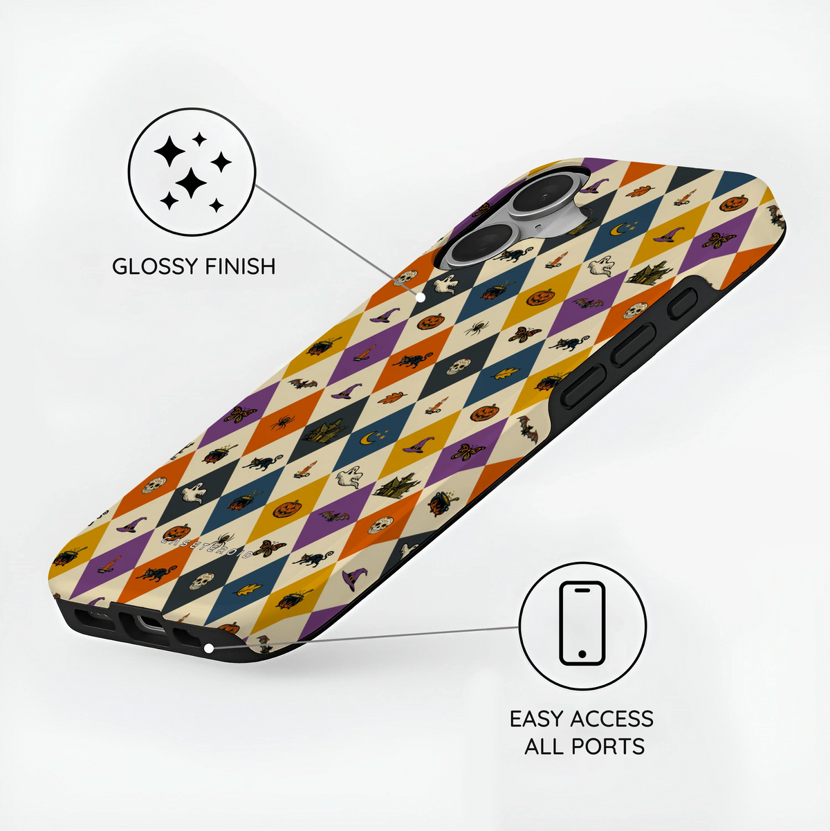 Harlequin Hex - iPhone 16 Case