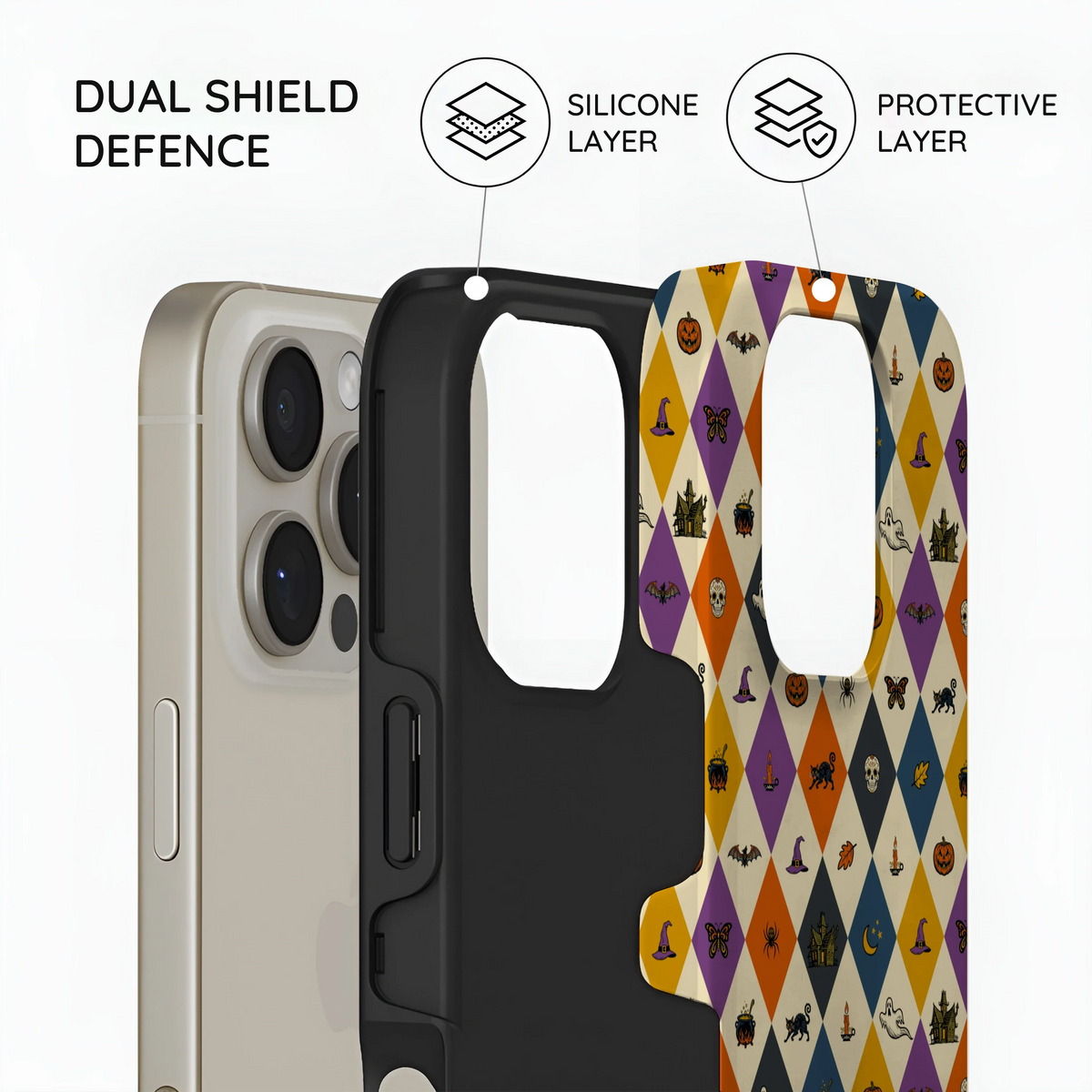 Harlequin Hex - iPhone 16 Pro Case