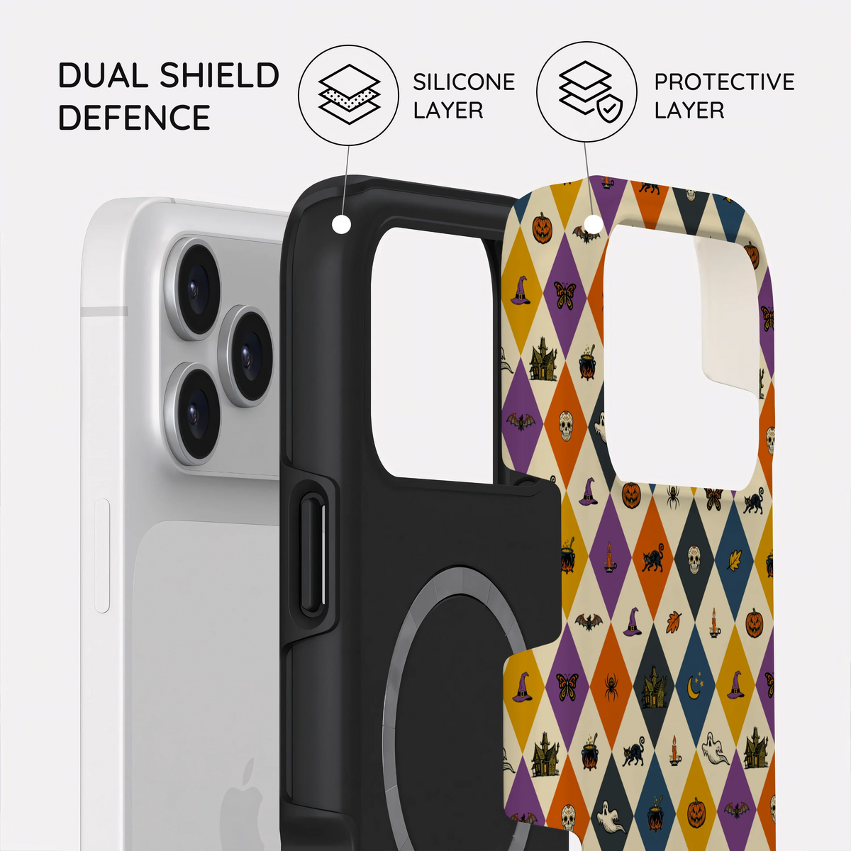 Harlequin Hex - iPhone 18 Pro Max Case