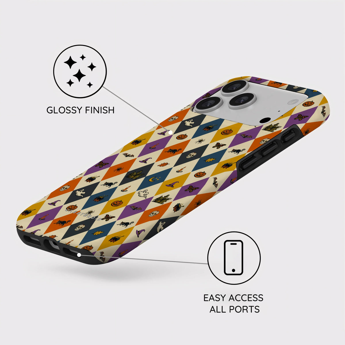 Harlequin Hex - iPhone 18 Pro Max Case