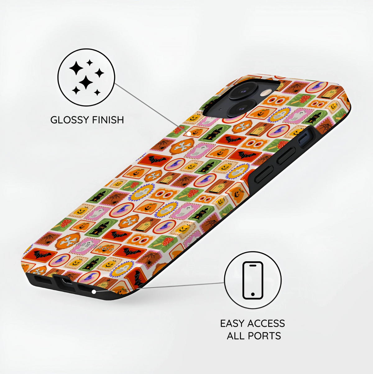 Haunted Postage - iPhone 14 Case