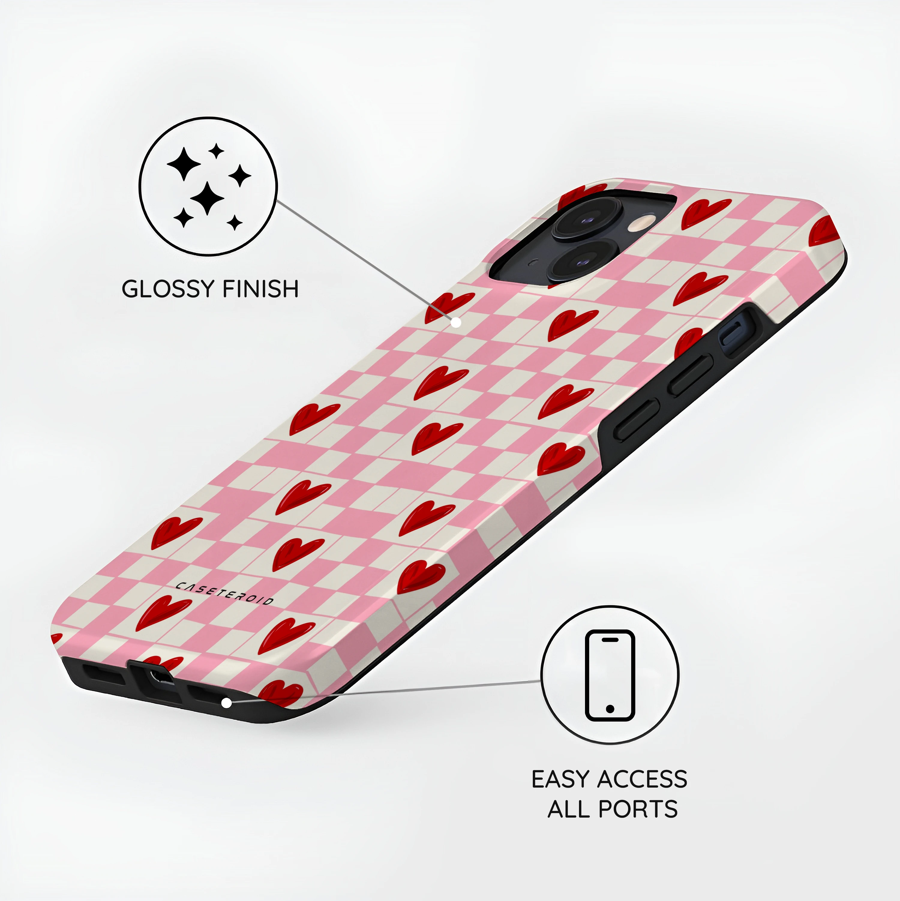 Heart Check - iPhone 15 Case