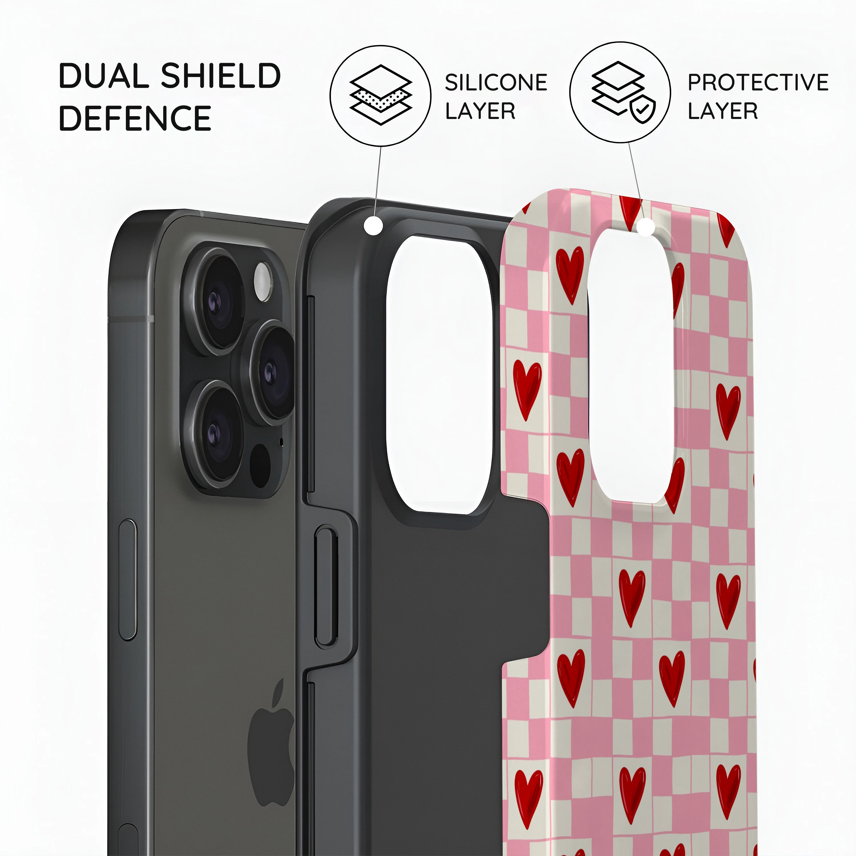 Heart Check - iPhone 15 Pro Case