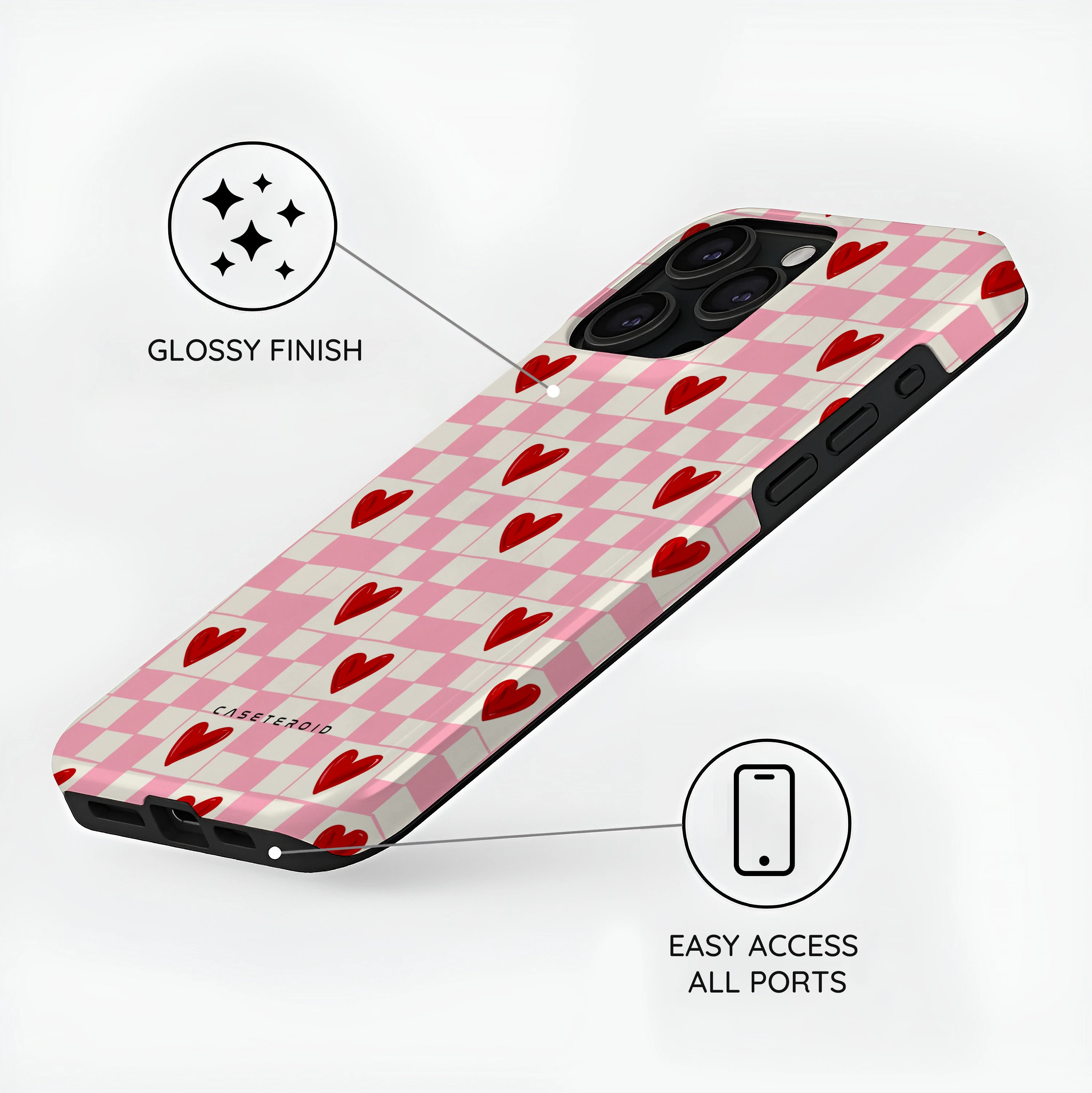 Heart Check - iPhone 15 Pro Case