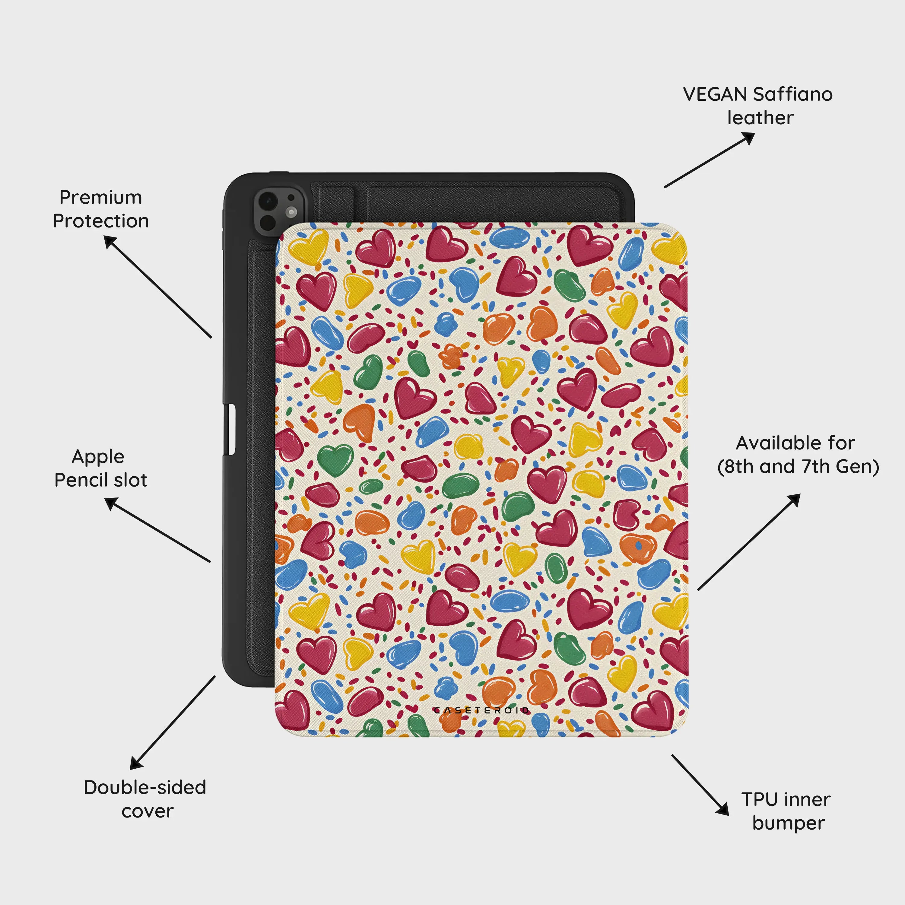 Heartful Treats - iPad Pro 13 (8th/7th Gen) Case