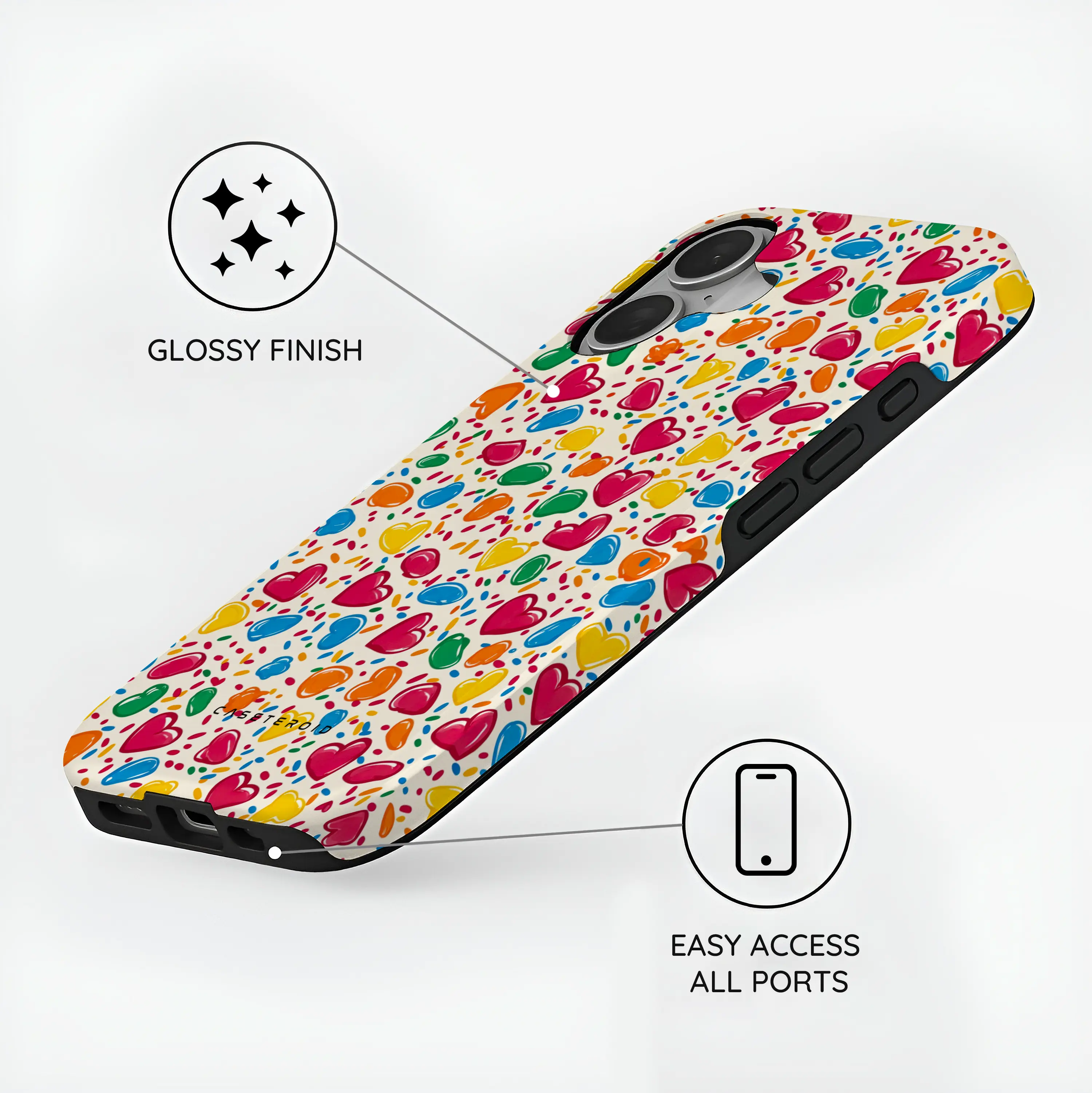 Heartful Treats - iPhone 16 Case