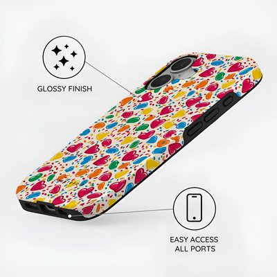 Heartful Treats - iPhone 16 Plus Case