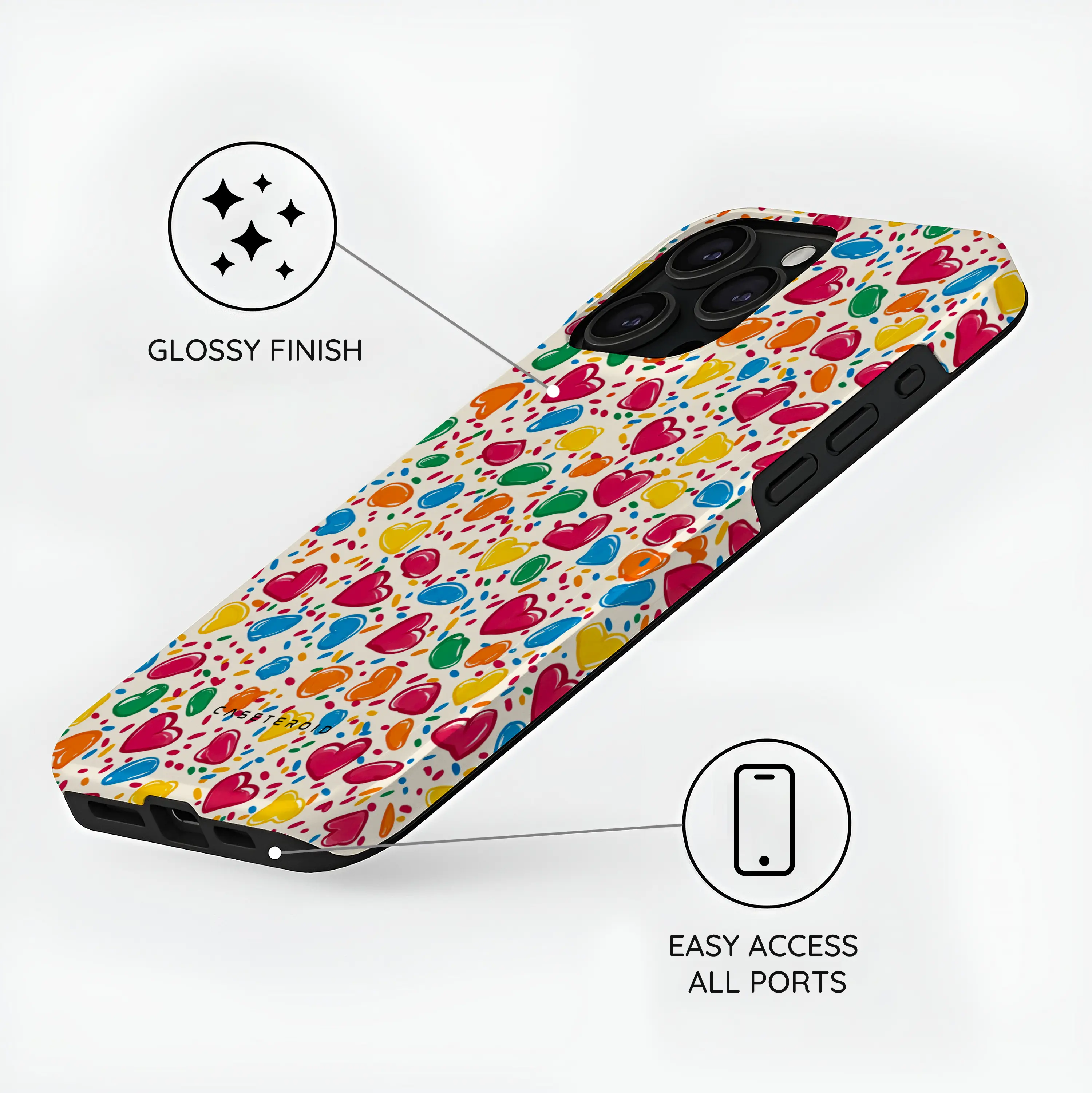 Heartful Treats - iPhone 15 Pro Max Case