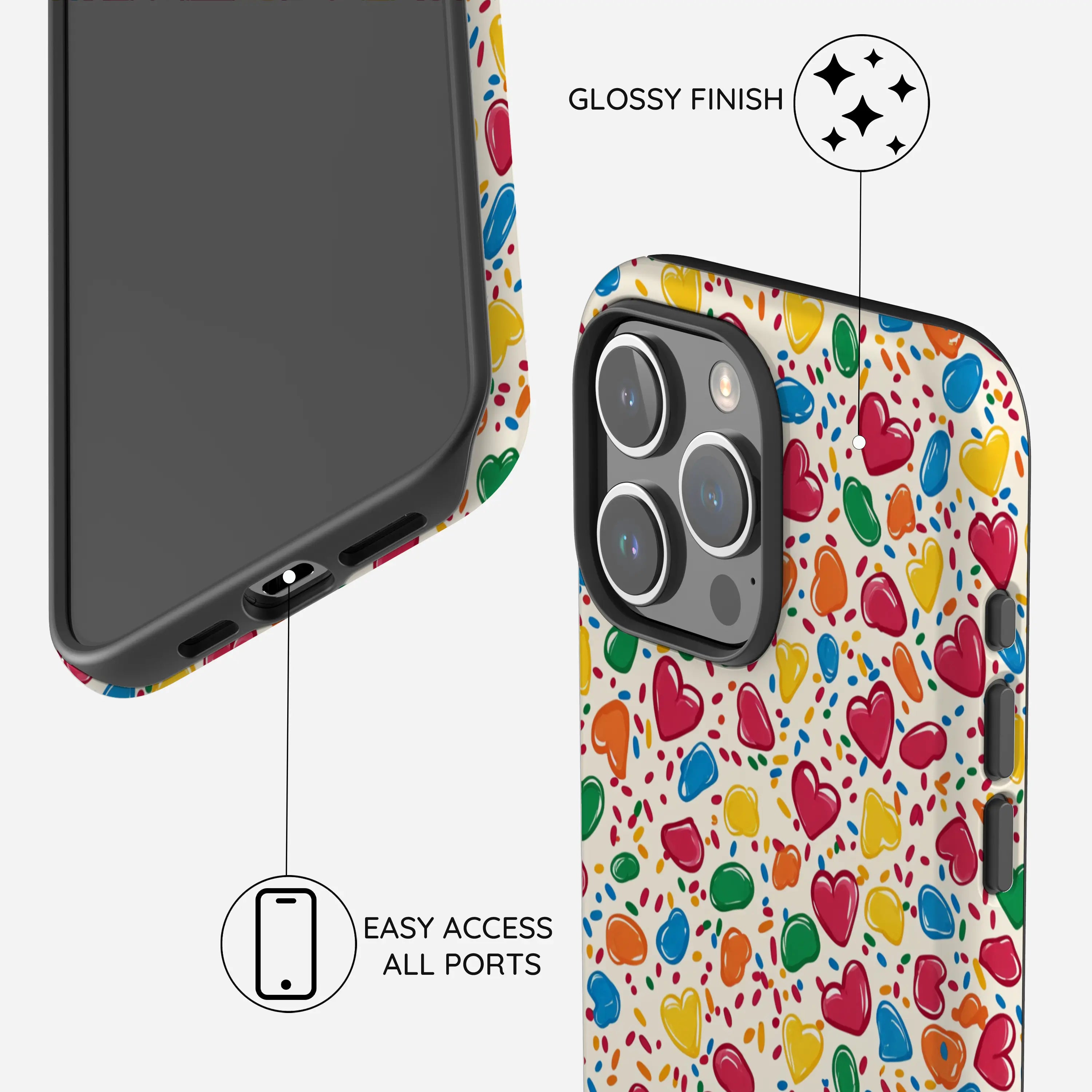 Heartful Treats - iPhone 15 Pro Case
