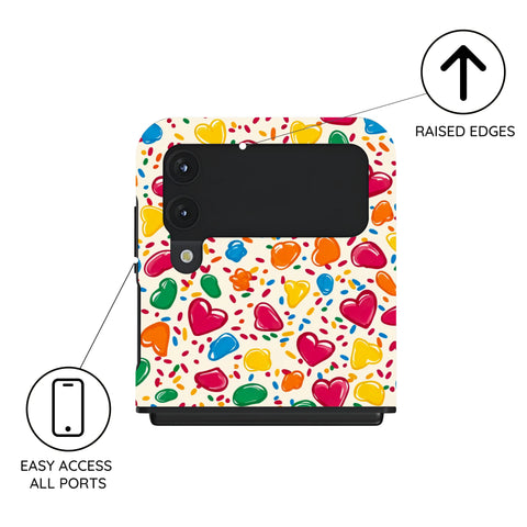 Heartful Treats - Samsung Galaxy Z Flip 4 Case