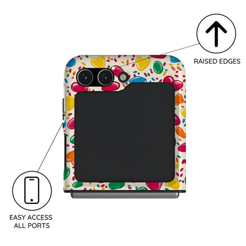 Heartful Treats - Samsung Galaxy Z Flip 5 Case