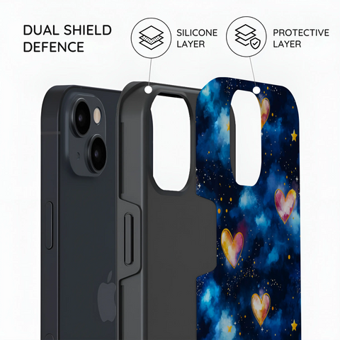 Hearts of the Cosmos - iPhone 14 Case